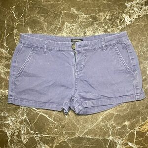 Express Jr’s Blue Shorts Low Rise Shortie 00. VGC